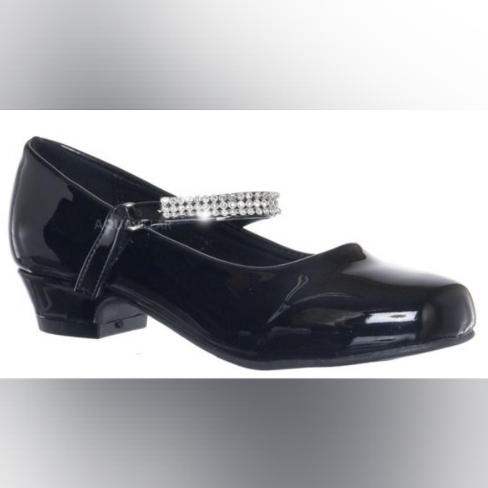Childrens Rhinestone Mary Jane Pump, Kids Girl Party
